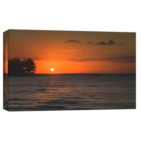 PTM Images 9-102117 PTM Canvas Collection 8" x 10" - "Beautiful Horizon" Giclee Waves Art Print on Canvas