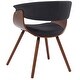 preview thumbnail 3 of 5, Mid-Century Fabric and Bentwood Accent/Dining Chair