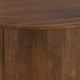 preview thumbnail 28 of 32, WYNDENHALL Hillmount SOLID MANGO WOOD 36 inch Wide Round Contemporary Drum Coffee Table & Fully Assembled - 36"d x 36" w x 14"h