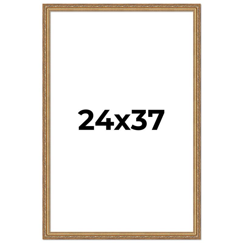 24x37 Frame Red Solid Wood Picture Frame Width 1.75 Inches | Interior Frame Depth 1 13/16 Inches