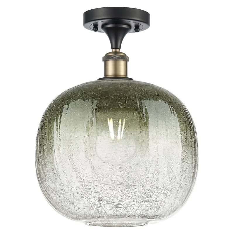 Innovations Lighting Endless Possibilities Ballston - Brookhaven Sphere - 1 Light 11" Semi-Flush Mount