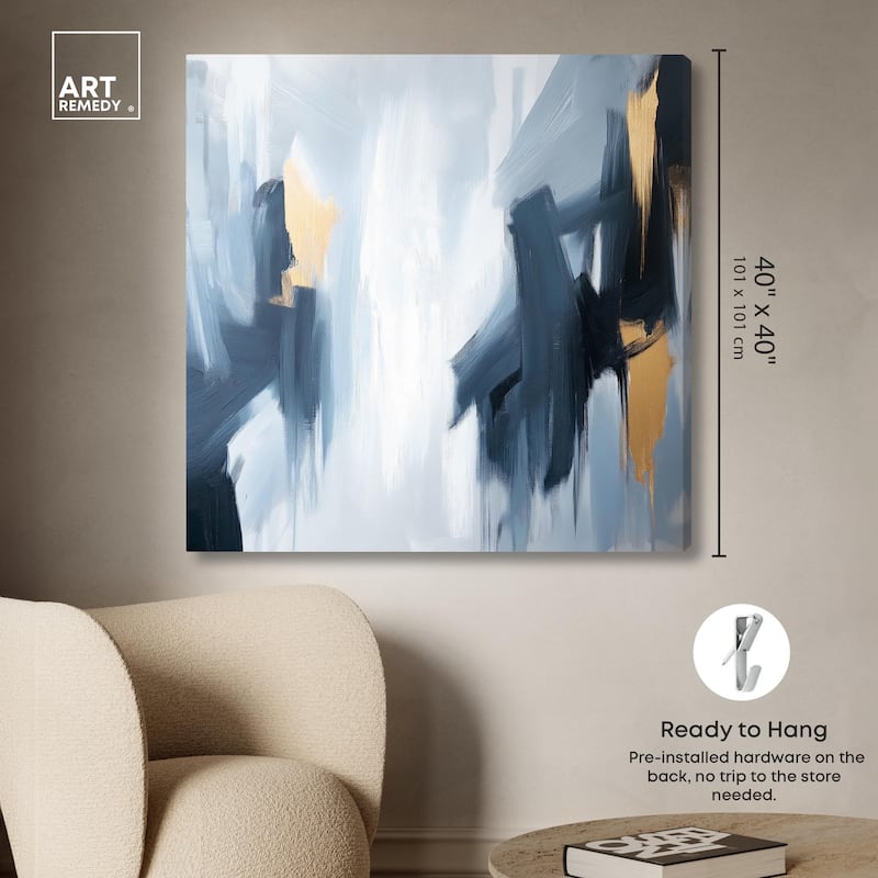 Contained Gesture I Canvas by Art Remedy, Gallery Wrapped