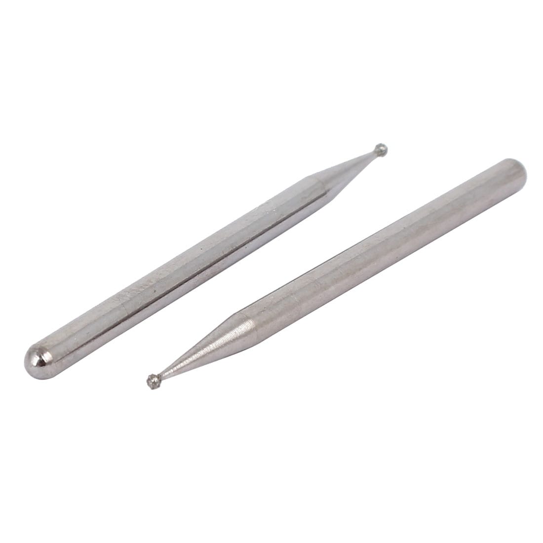 3mm Dia Shank 12mm Cylinder Head Ceramic Mounted Point Grinding Bit 5pcs