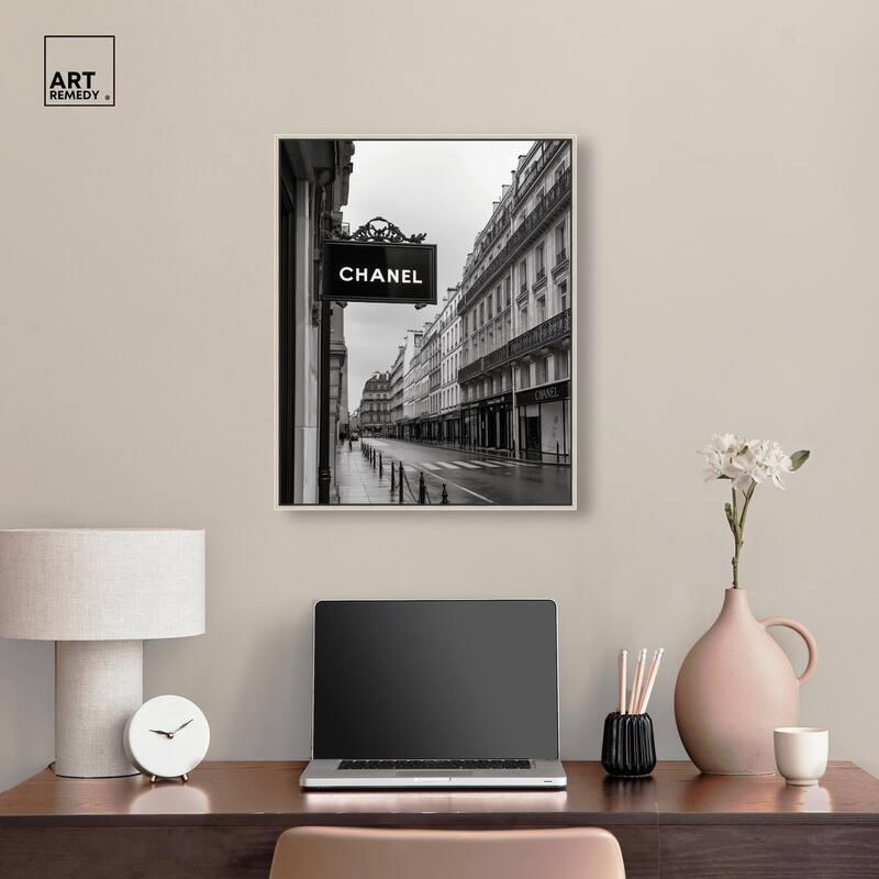 Parisian Fashion Star Canvas by Art Remedy