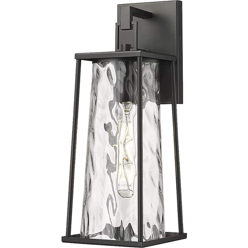 Millennium Lighting 10601 Dutton 16" Tall Outdoor Wall Sconce with - Powder Coated Black