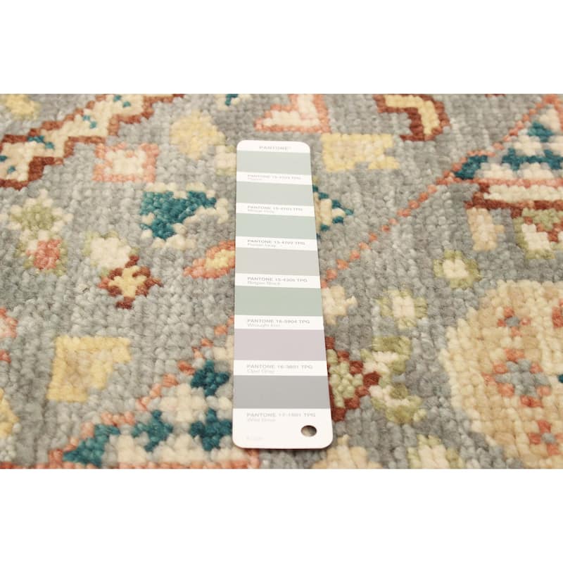 ECARPETGALLERY Hand-knotted Jules Serapi Grey Wool Rug - 5'9 x 9'0