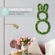 preview thumbnail 6 of 16, Fraser Hill Farm 24-inch Boxwood Bunny Wreath