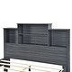 preview thumbnail 18 of 21, Slats Platform Bed Storage Headboard Bed Frame Noise-Free Design with USB Charging & Center Support Legs, High Weight Capacity
