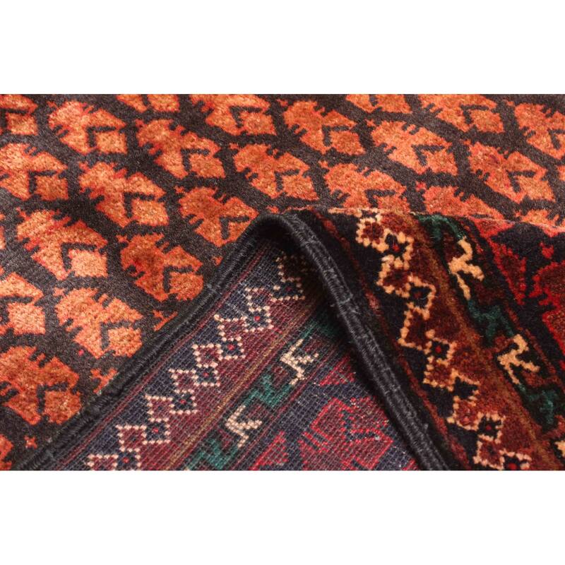 ECARPETGALLERY Hand-knotted Teimani Copper Wool Rug - 3'1 x 5'11