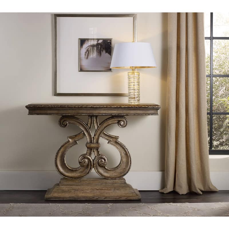 Hooker Furniture 48 Inch Long Poplar Wood Console Table from the