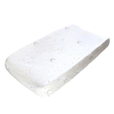 Hello Spud Man-on-Moon Changing Pad Cover - 32" x 16" x 4.5"