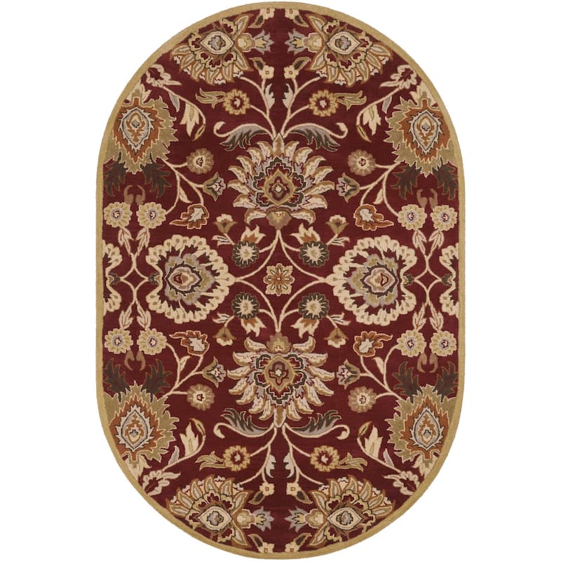 Livabliss Caesar Updated Traditional Paisley Hand Tufted Area Rug.