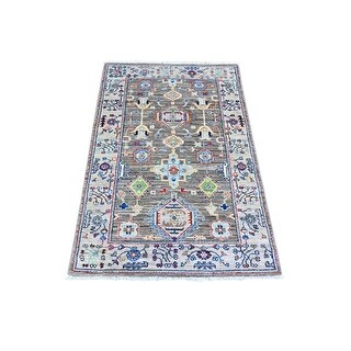 Shahbanu Rugs Zombie Gray Soft to the Touch Pie Karajeh Design Coffee ...