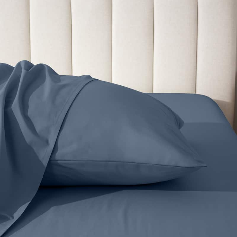Bare Home Organic Cotton Percale Pillowcase Set (Set of 2)