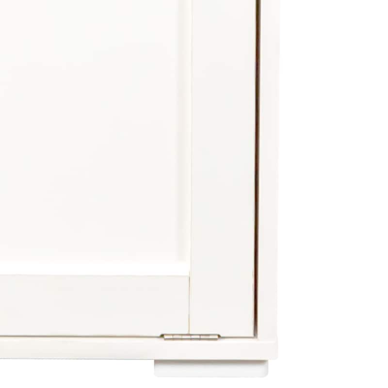 Tilt Out Freestanding Laundry Hamper Cabinet with Removable Liner Bag