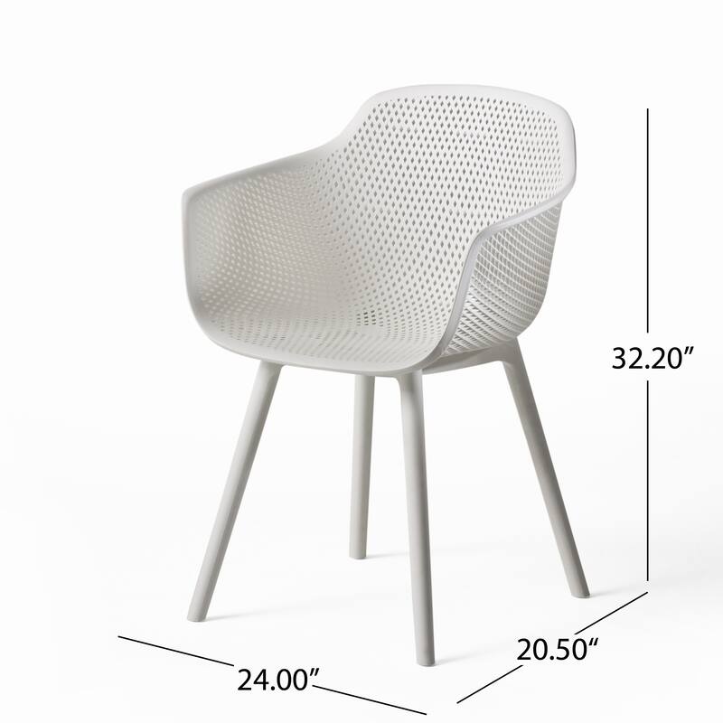 Modern Outdoor Lotus Chair Set of 2