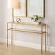 preview thumbnail 3 of 4, Carson Carrington Iron Gold Console Table