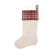 preview thumbnail 2 of 1, Plaid Santa Stocking