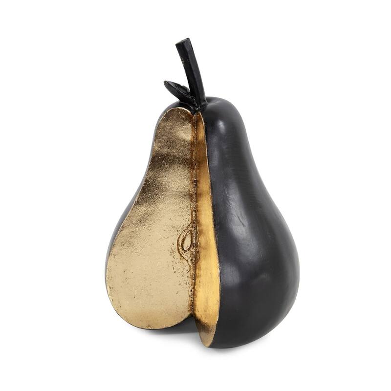 Gilded Pear - 16.5H x 6.3/4W x 9.1/4D