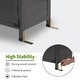 preview thumbnail 29 of 43, MCombo Small Outdoor Storage Cabinet Shed with Double Doors (24.6" x 18.3" x 38.2"), Wooden 0985