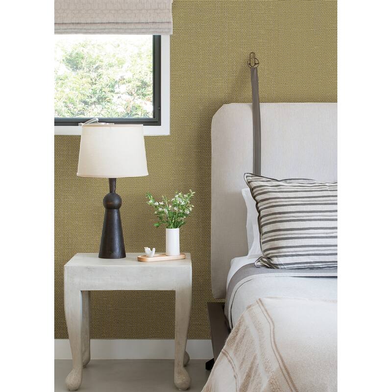 A-Street Prints Daiyu Stone Cross Hatch Wallpaper