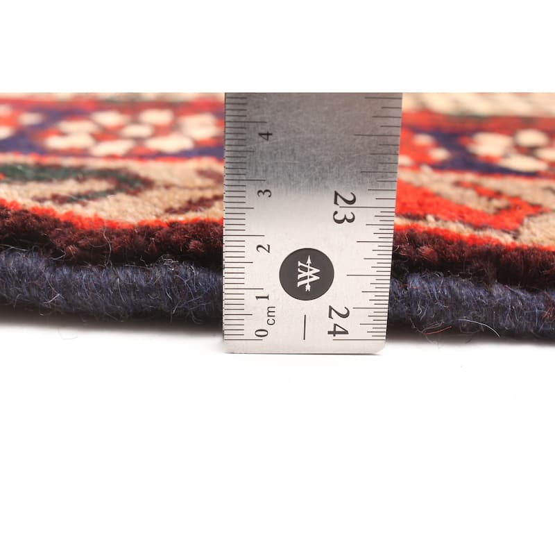 ECARPETGALLERY Hand-knotted Anadol Red Wool Rug - 4'1 x 6'9