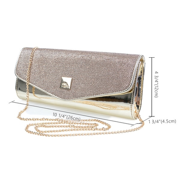 tan clutch purse