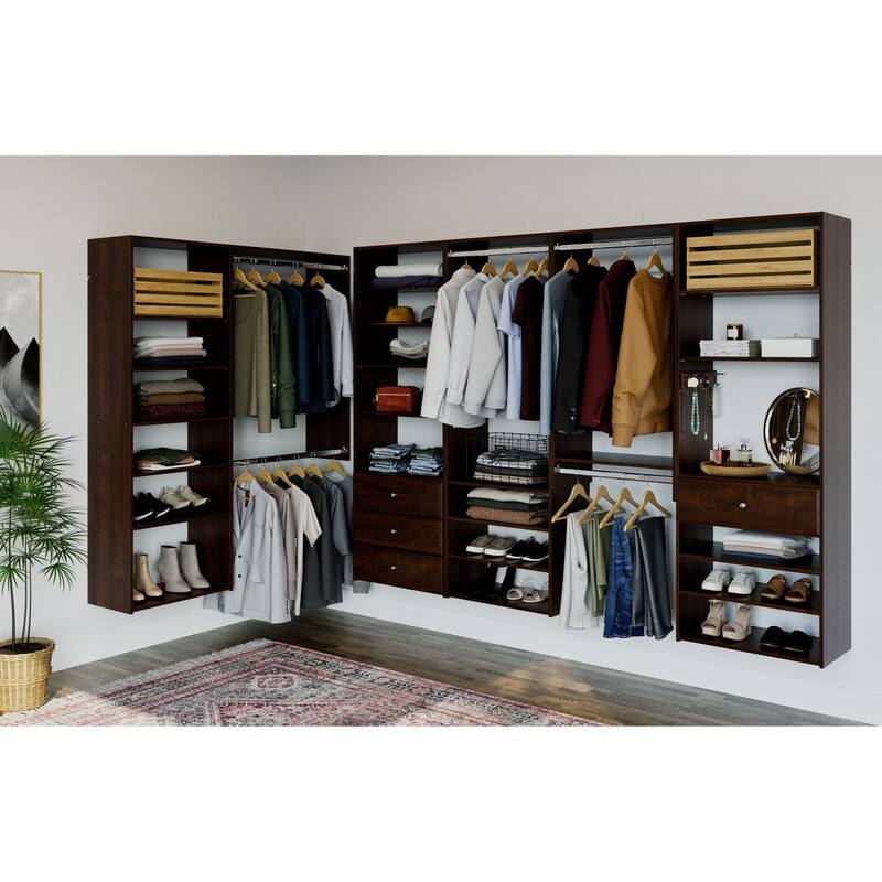 Easy Track Double Hang Laminate Tower Kit