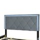 preview thumbnail 38 of 50, Velvet Platform Bed with LED and Trundle, Full Size with Storage Drawers