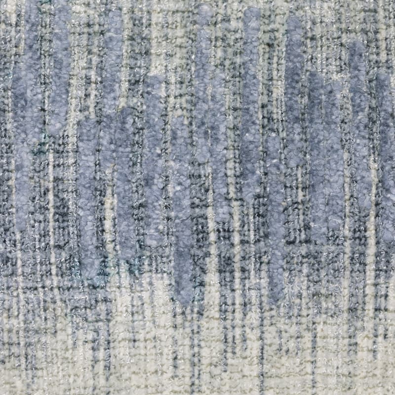Cameryn Textural Ombre Stripe Blue/ Ivory Area Rug