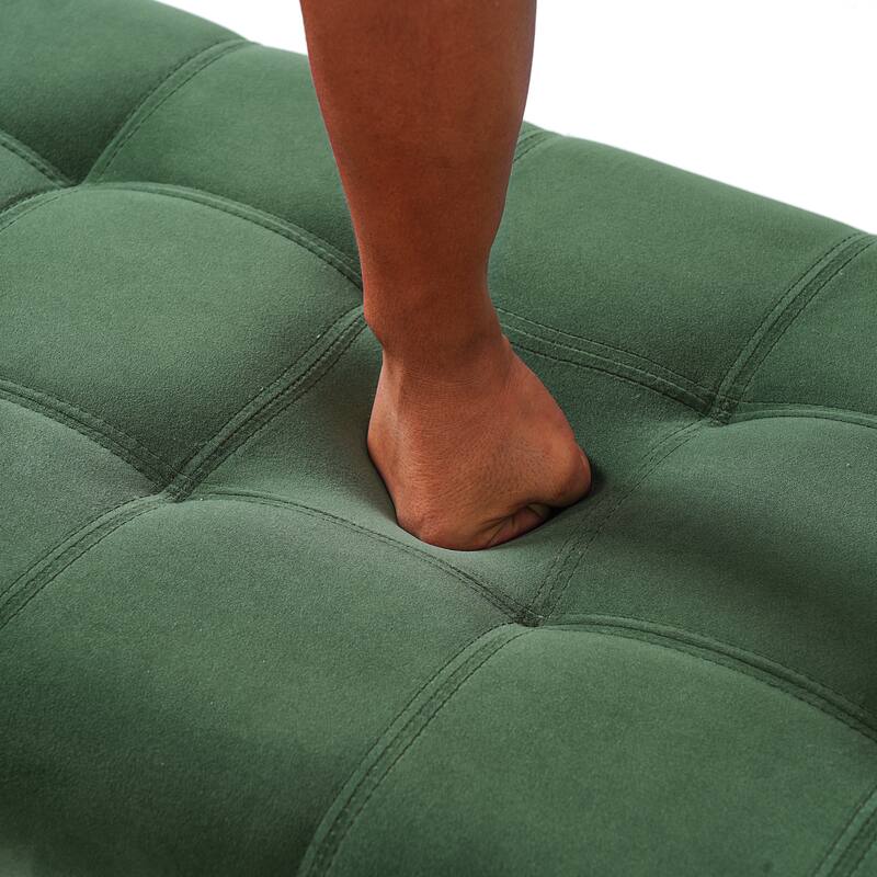 Upholstered Storage Ottoman Bench for Bedroom, Entryway & Foot Rest