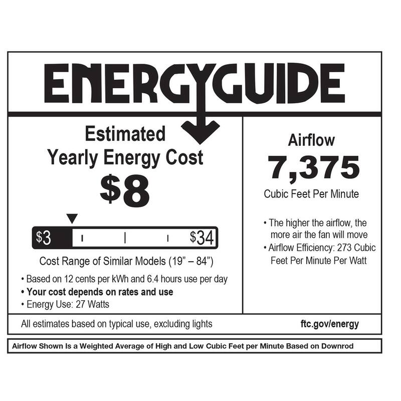 Hinkley Lighting Indy Maxx 82" 6 Blade LED Ceiling Fan
