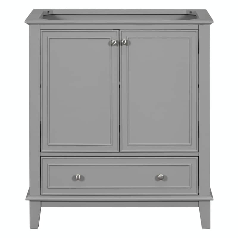 30" Bathroom Vanity Base Cabinet with Doors and Drawer