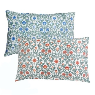 Printed Design Cotton Floral Arts & Crafts Sheet Set and Pillowcases