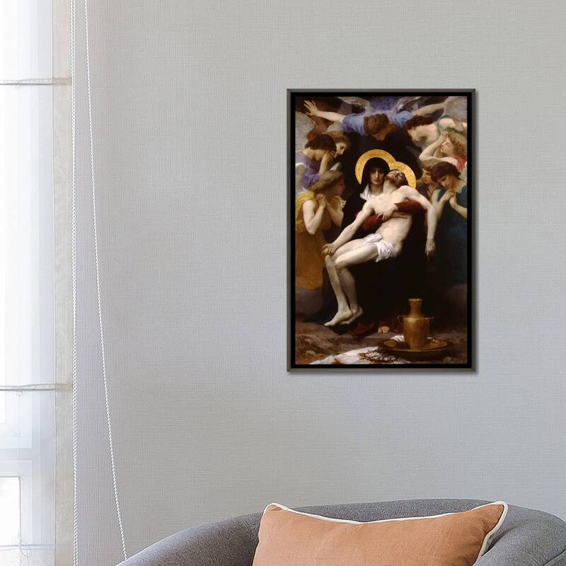 iCanvas "Pieta 1876" by William-Adolphe Bouguereau Framed