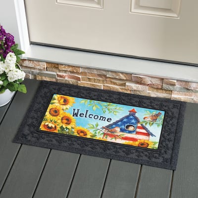 22 in. x 10 in. Stars and Sparrows Sassafras Switch Mat