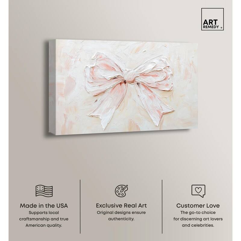 Relief Ribbons Canvas by Art Remedy, Gallery Wrapped