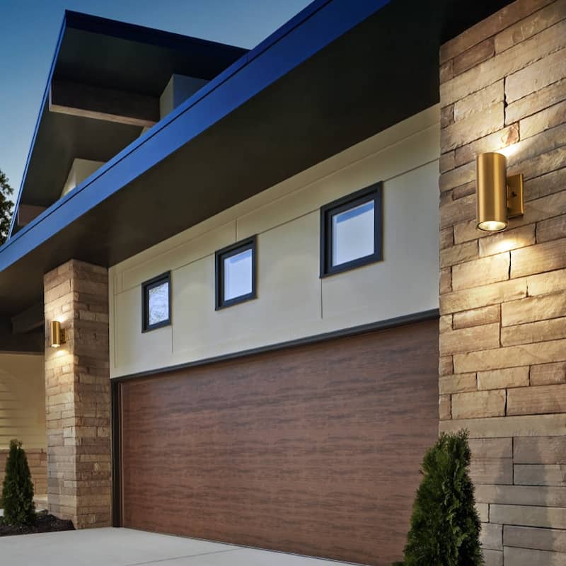 2 - Light Modern Industrial LED Outdoor Wall Sconce