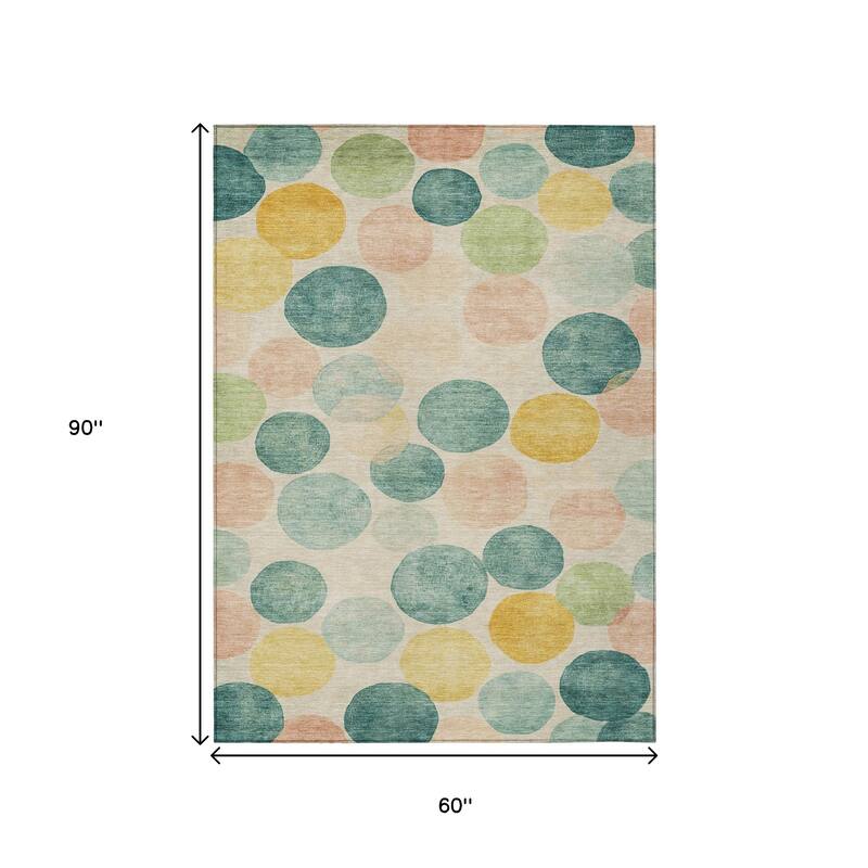 HomeRoots Geometric Transitional Rectangle Outdoor Rug