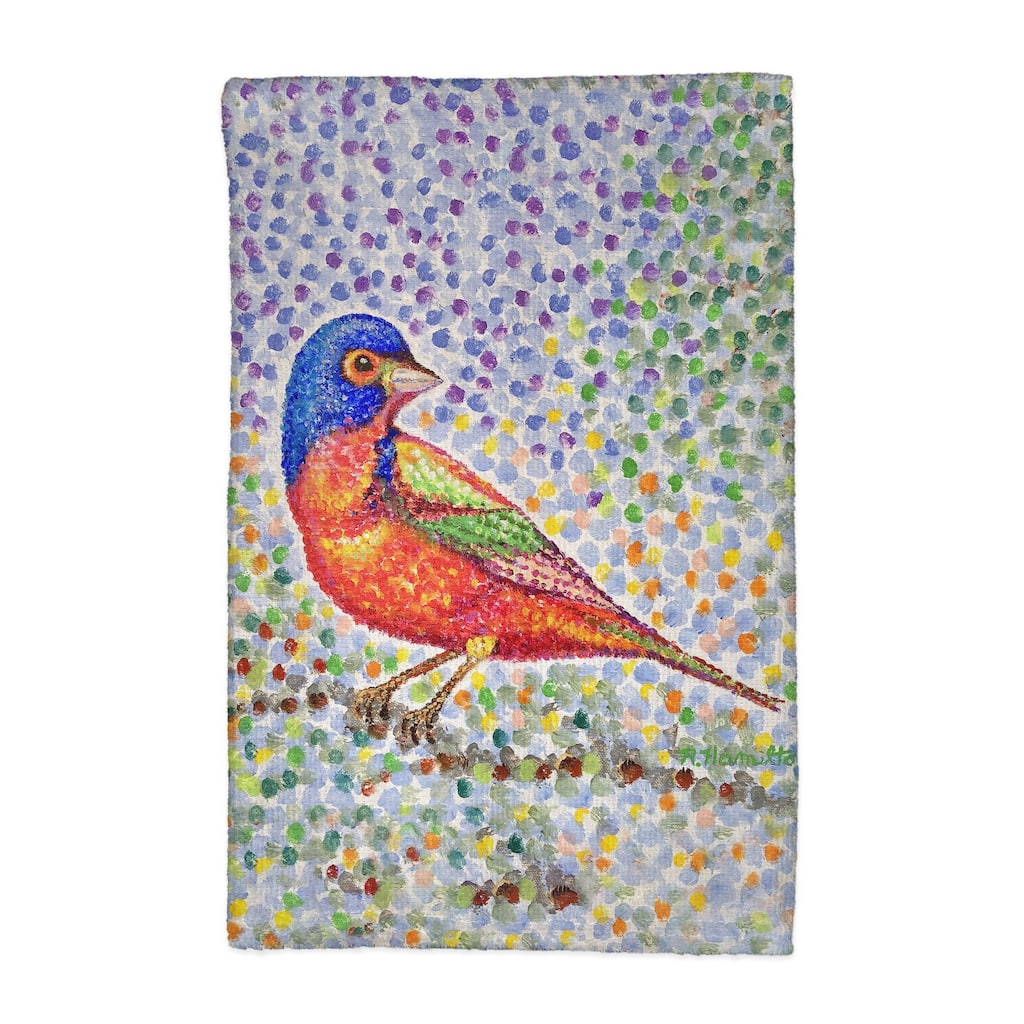 Painted Bunting Kitchen Towel - 16x25