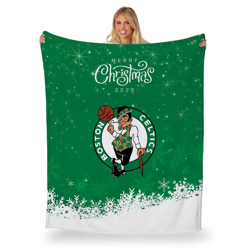 NBA Christmas 2023 Celtics Silk Touch Throw