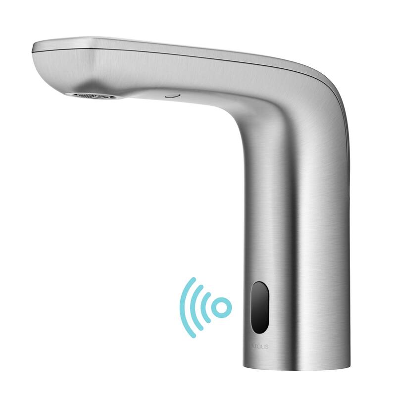 Kraus KSB-10001 Indy 1.2 GPM Touchless Sensor Single Hole Bathroom - Spot Free Stainless Steel
