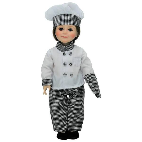 Shop 17 Piece Chef Set With Kitchen Baking Tools Doll Clothes