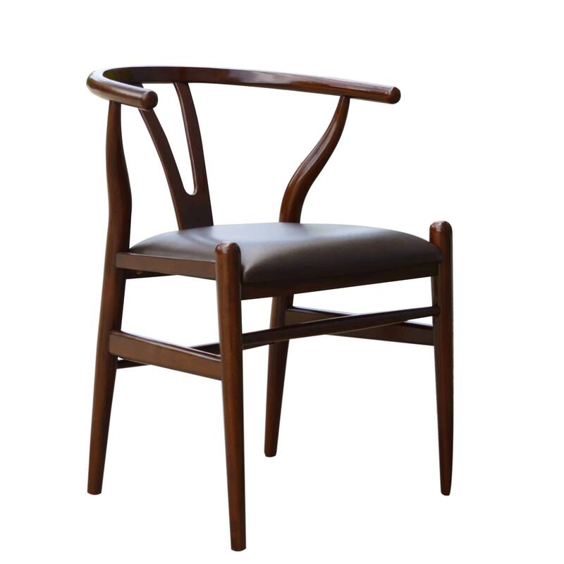 Johan Wood Dining Chair - Single - Walnut