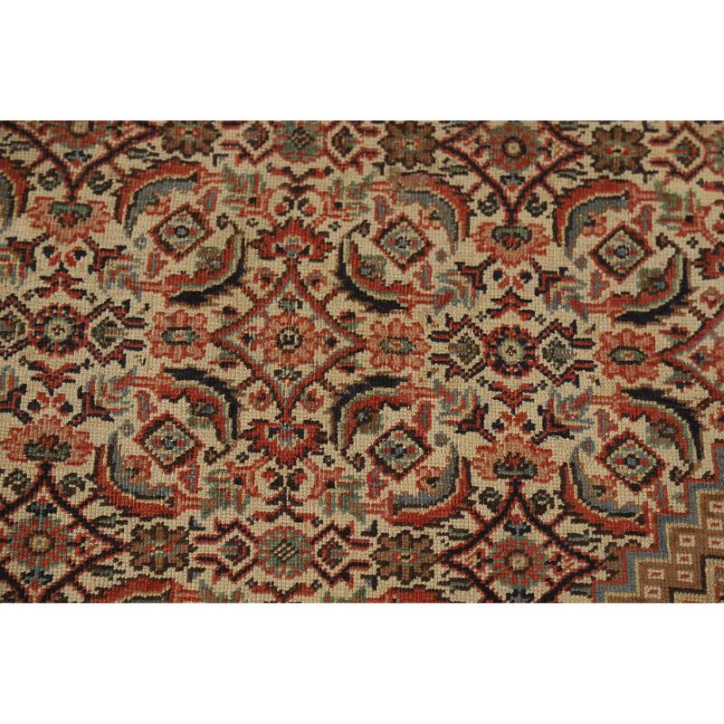 Vegetable Dye Tabriz Persian Area Rug Handmade Wool Carpet - 8'11"x 13'4"