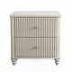 preview thumbnail 12 of 116, Wood NightStand with Metal Handle