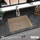 preview thumbnail 26 of 49, Karran Undermount 24.38 in Single Bowl Quartz Kitchen Sink