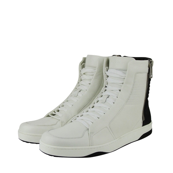 mens zip up high top sneakers