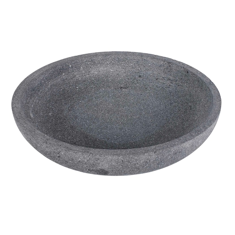 Uttermost 18264 Ashen 16" Wide Stone Decorative Bowl