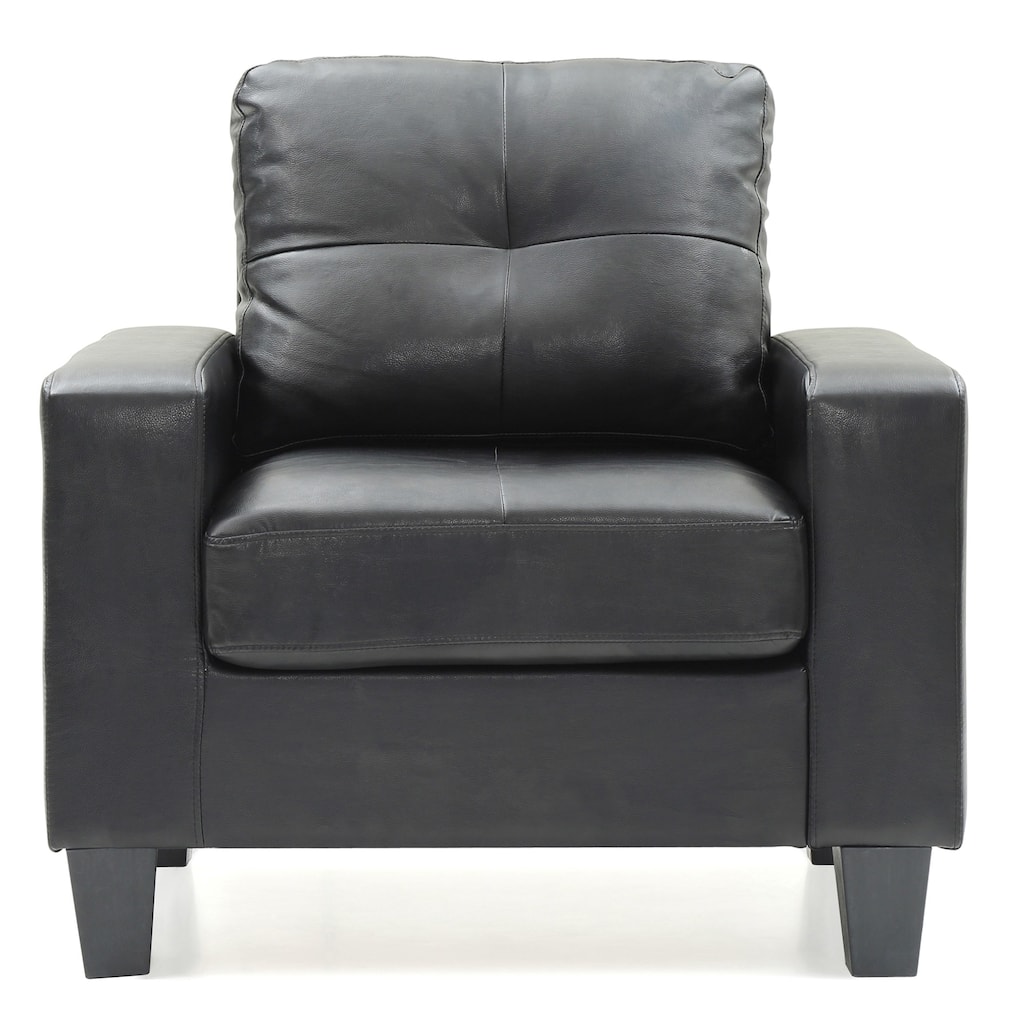 Pocket Coil Seating Accent Chair - 36" - Black